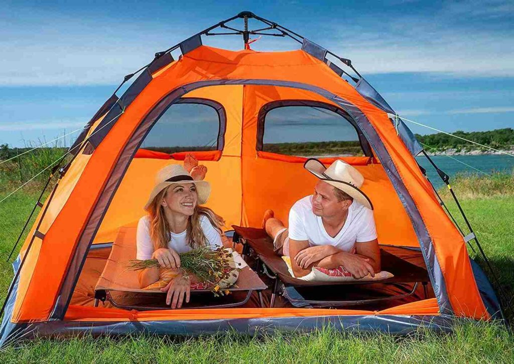 MOON LENCE Instant Popup Dog Tent for Family Camping