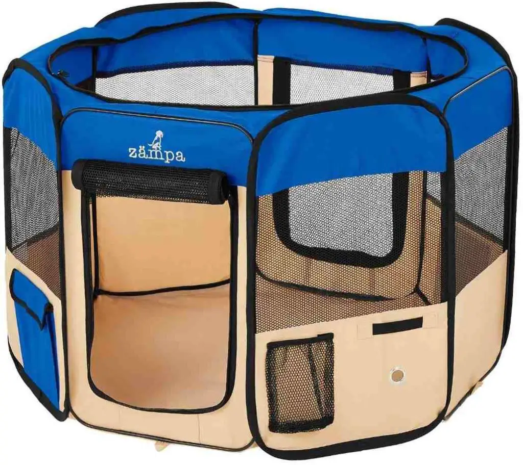 Zampa Portable Foldable Pet playpen Exercise Pen Kennel