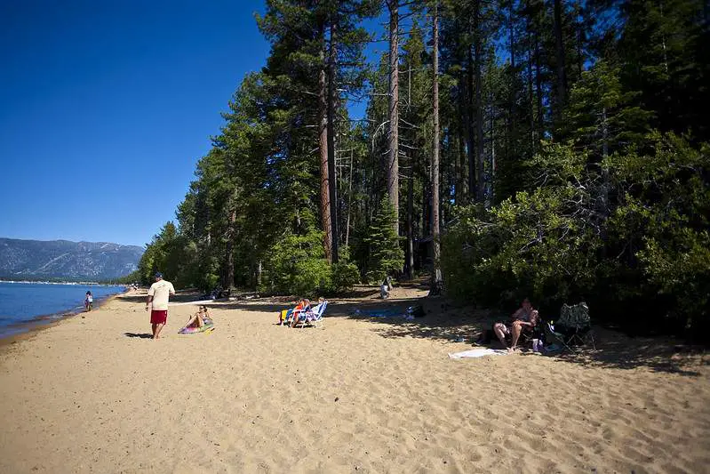 best dog beaches in lake tahoe | Dog friendly Kiva Beach