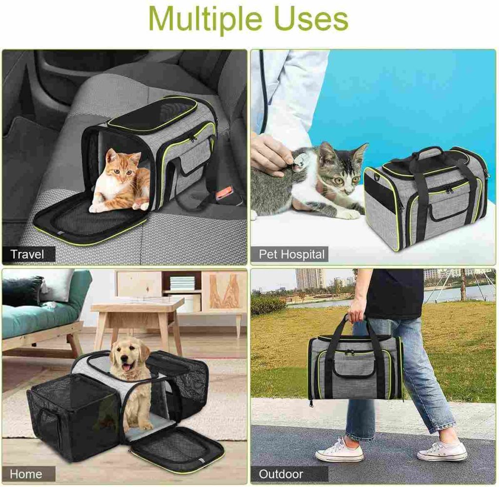 COVONO Expandable Pet Carrier Backpack