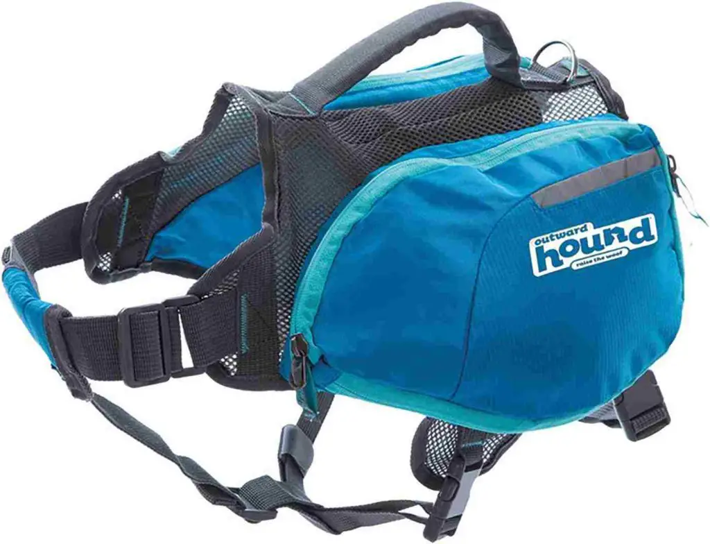 Outward Hound DayPak Blue Dog Saddleback Backpack