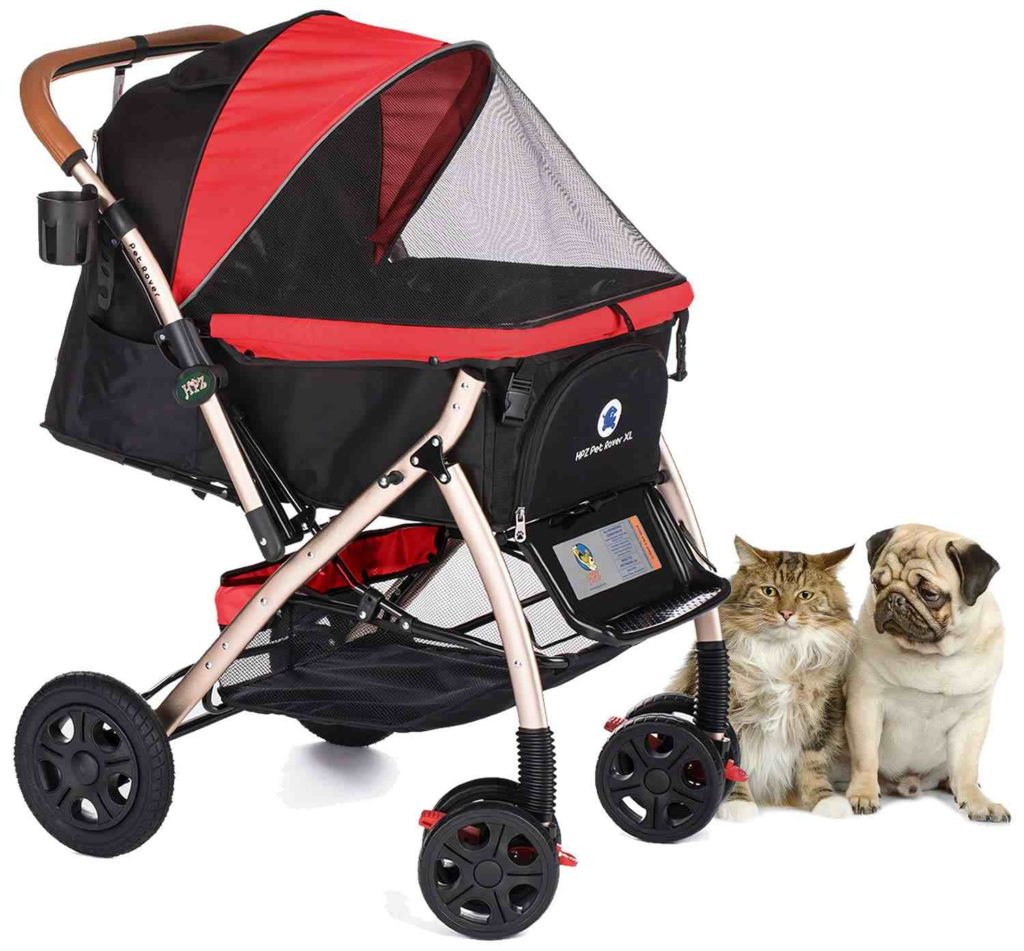 HPZ Pet Rover XL Extra-Long Premium Heavy Duty Dog Stroller