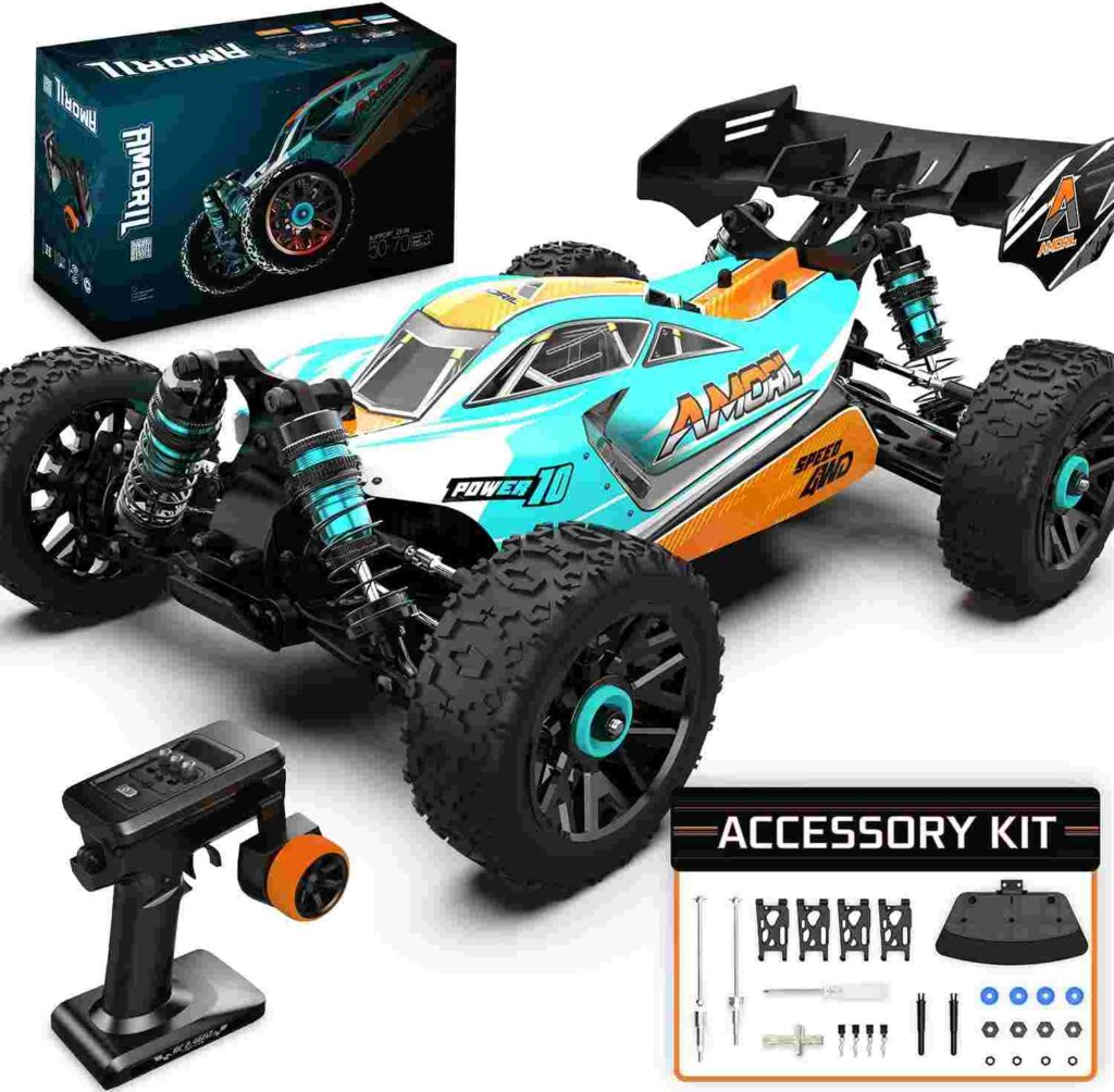 The AMORIL 1:14 Fast RC Car for dogs